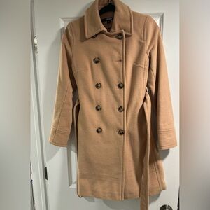 DKNY Camel Wool Coat